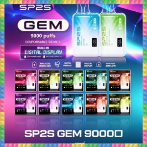 SP2S GEM 9000口一次性電子煙 全口味款式