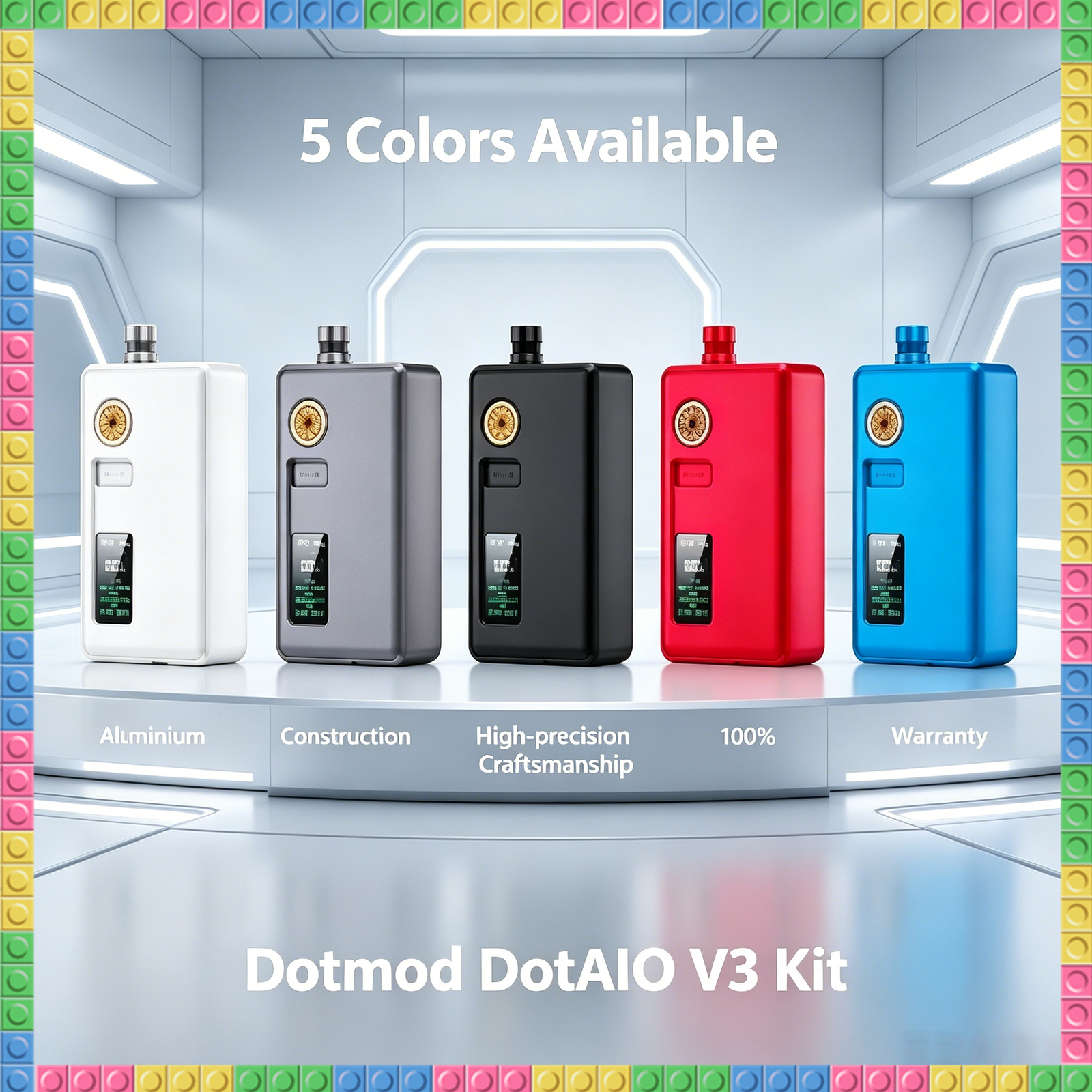 佩特里DotMod DotAIO V3 Kit 電子煙主機|高規格可替換式電子菸主機,台灣熱賣款