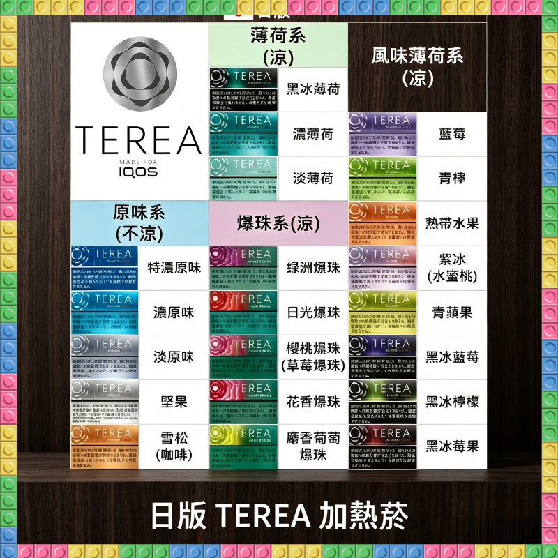 日版 IQOS ILUMA TEREA 加熱煙彈 多種風味 適用IQOS ILUMA主機